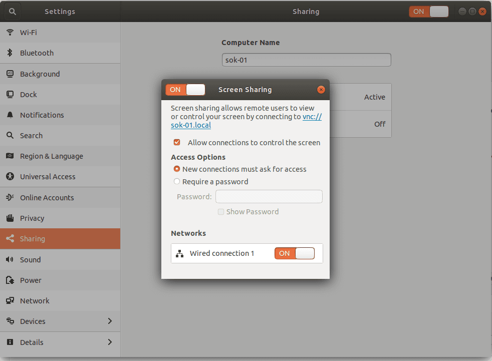 Enable Remote Desktop in Ubuntu 18.04