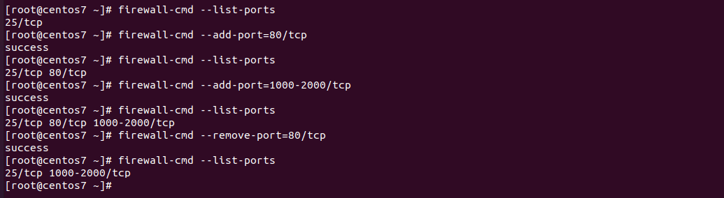 Firewalld list all open ports