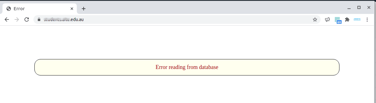 Moodle 3.2 PostgreSQL 12 Error reading from database