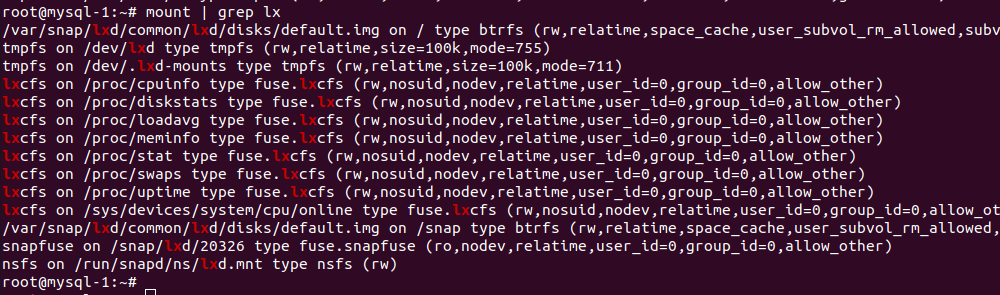 How to know you are inside a LXD container?