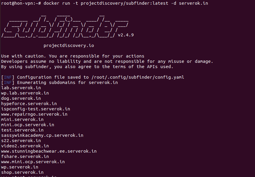 How to find all subdomains of a domain