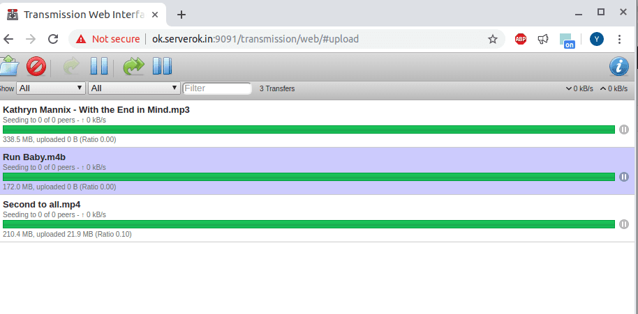 Install Transmission on CentOS